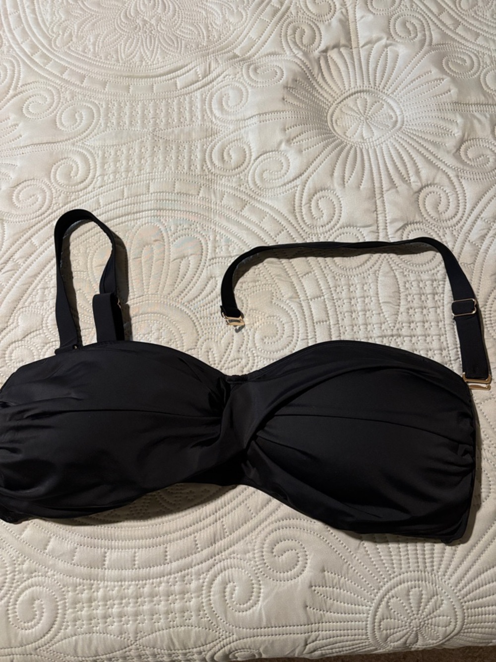 Black Strapless Convertible Bikini Top - Women Intimates